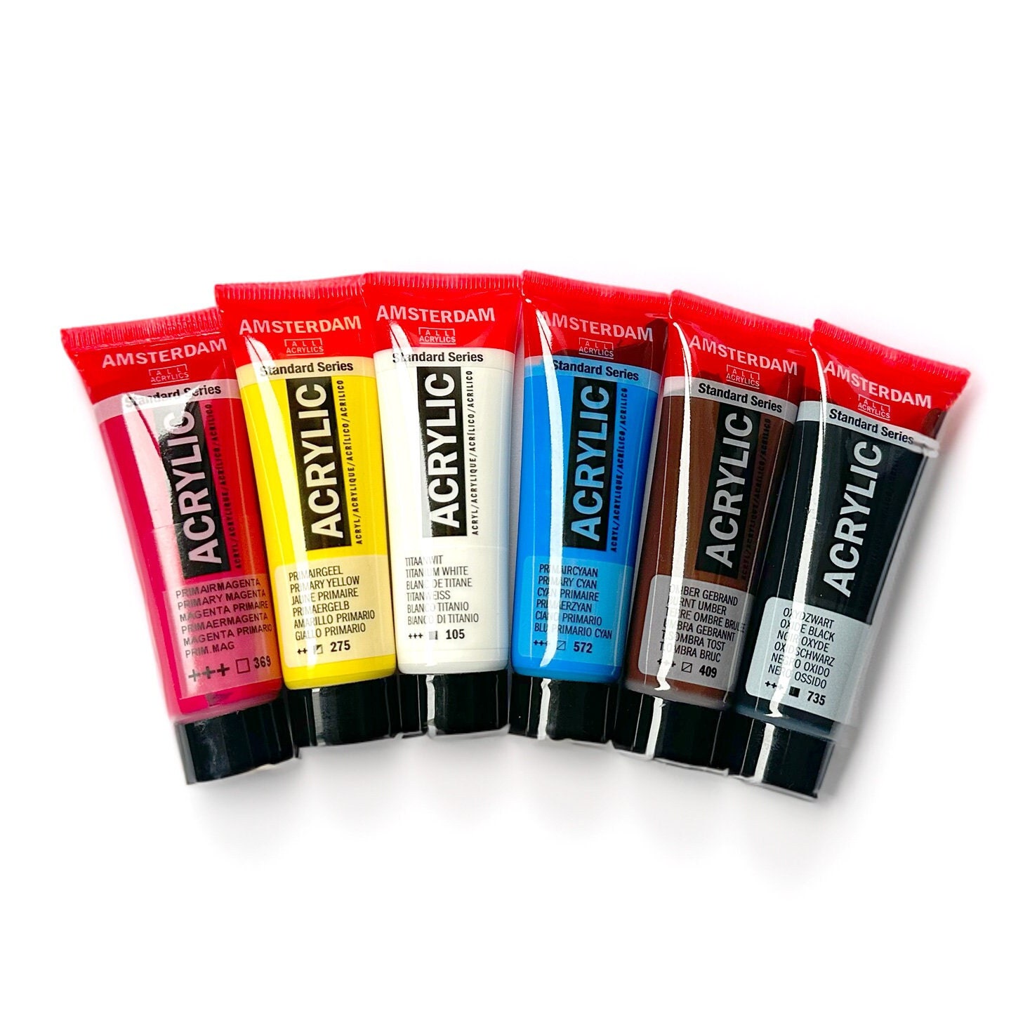 Metallic Acrylic Paint 7 Colours Quality Specialty Paint 