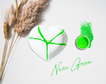 Polvo alternativo Kintsugi - Verde neón