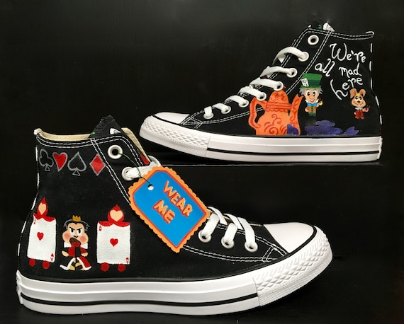 converse alice in wonderland