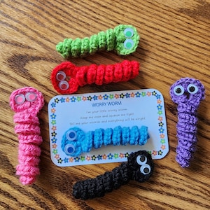 Fidget Sensory Toy Stress Relief Anti-Anxiety for Kids and Adults- Wriggly  Worm