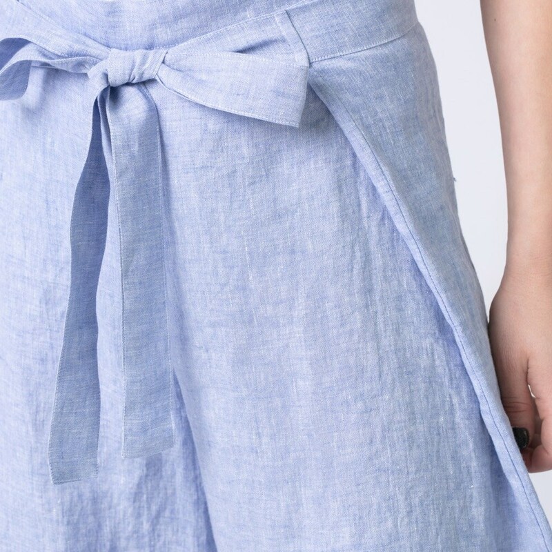 Poly Crepe Wrap Pants main image 1