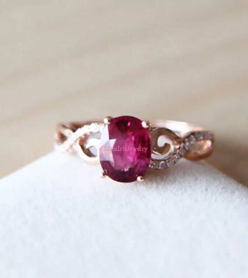 Tourmaline Engagement Ring Etsy