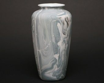 Unglazed porcelain vase