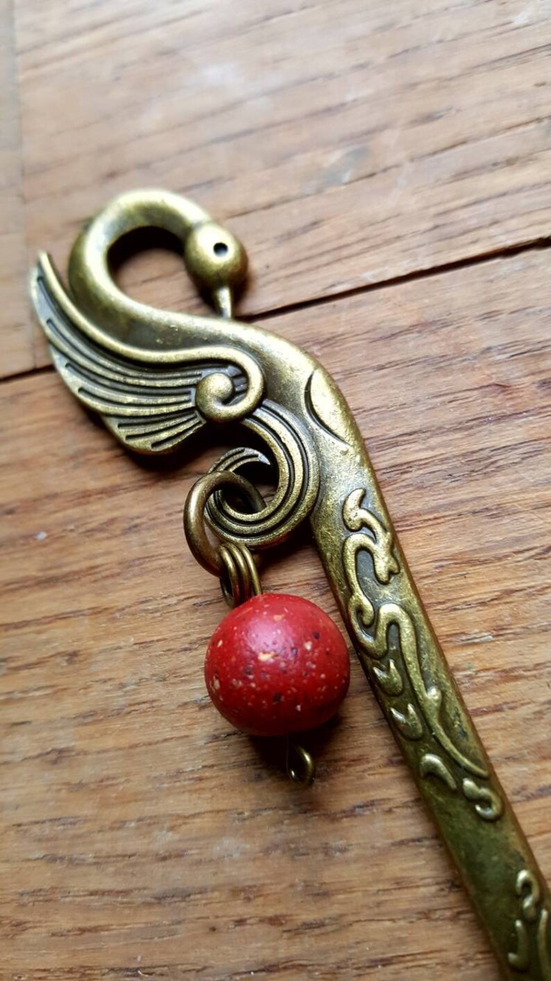 Swan Page Keeper Memorial Bead Swan Horse Page Keeper Book Mark Swan Memorial Bookmark Horse Swan Book Mark Horse Book Mark