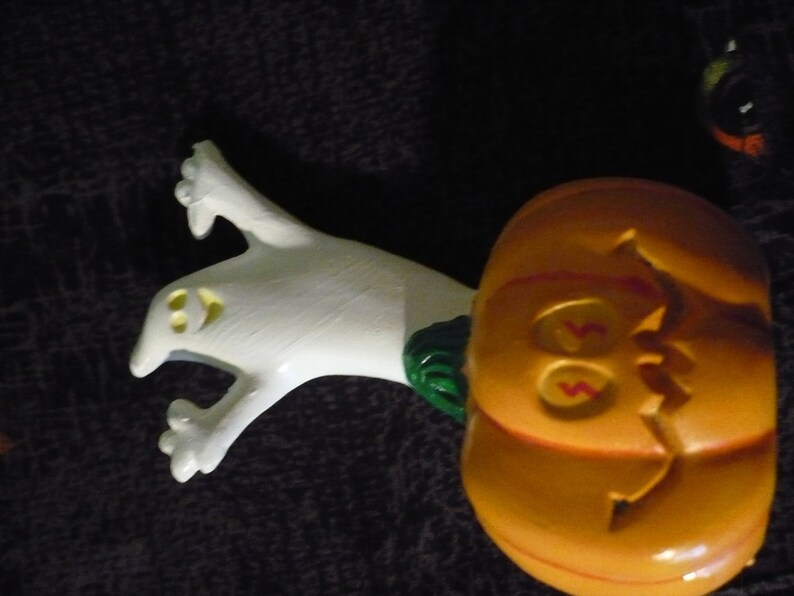 Halloween Ghost and Pumpkin image 3