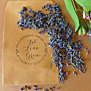 Wedding seed Packet Favors to keep for you, or to Toss at Bride and Groom while they Leave!  Wedding favors, Lavender Wedding Toss