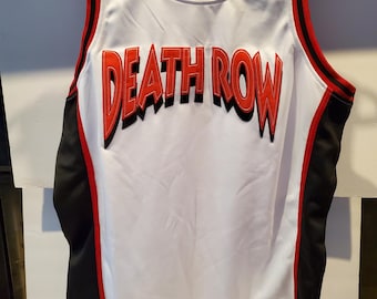 Death Row Records Basketball Jersey Men's XL Headgear Classics New