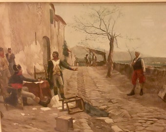 Old French Lithograph E Boutigny 1842