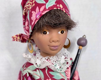 Vintage Gambina Doll #131 Virginia NWT New Orleans Doll Repro from Circa 1850