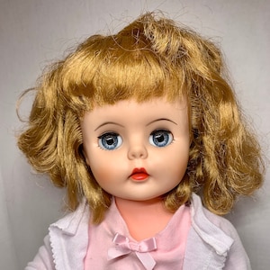 Large Vintage Doll Sleepy Eyes Jointed Movable