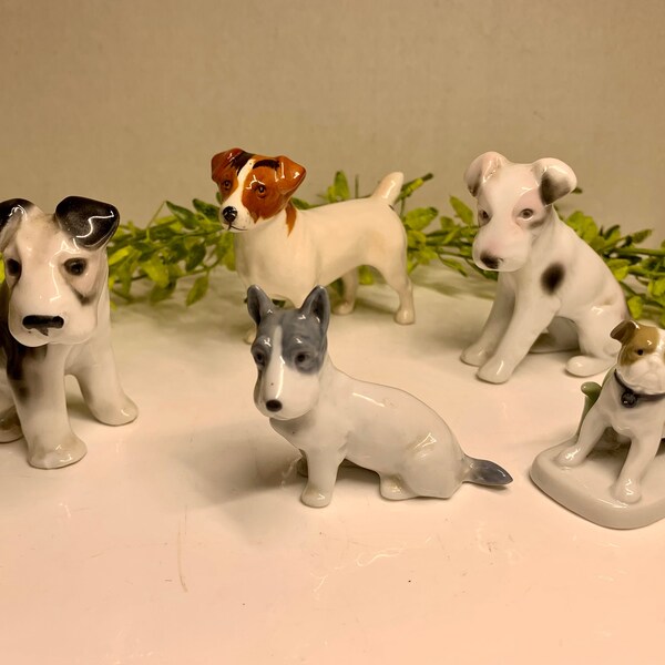 Porcelain Dogs Etsy