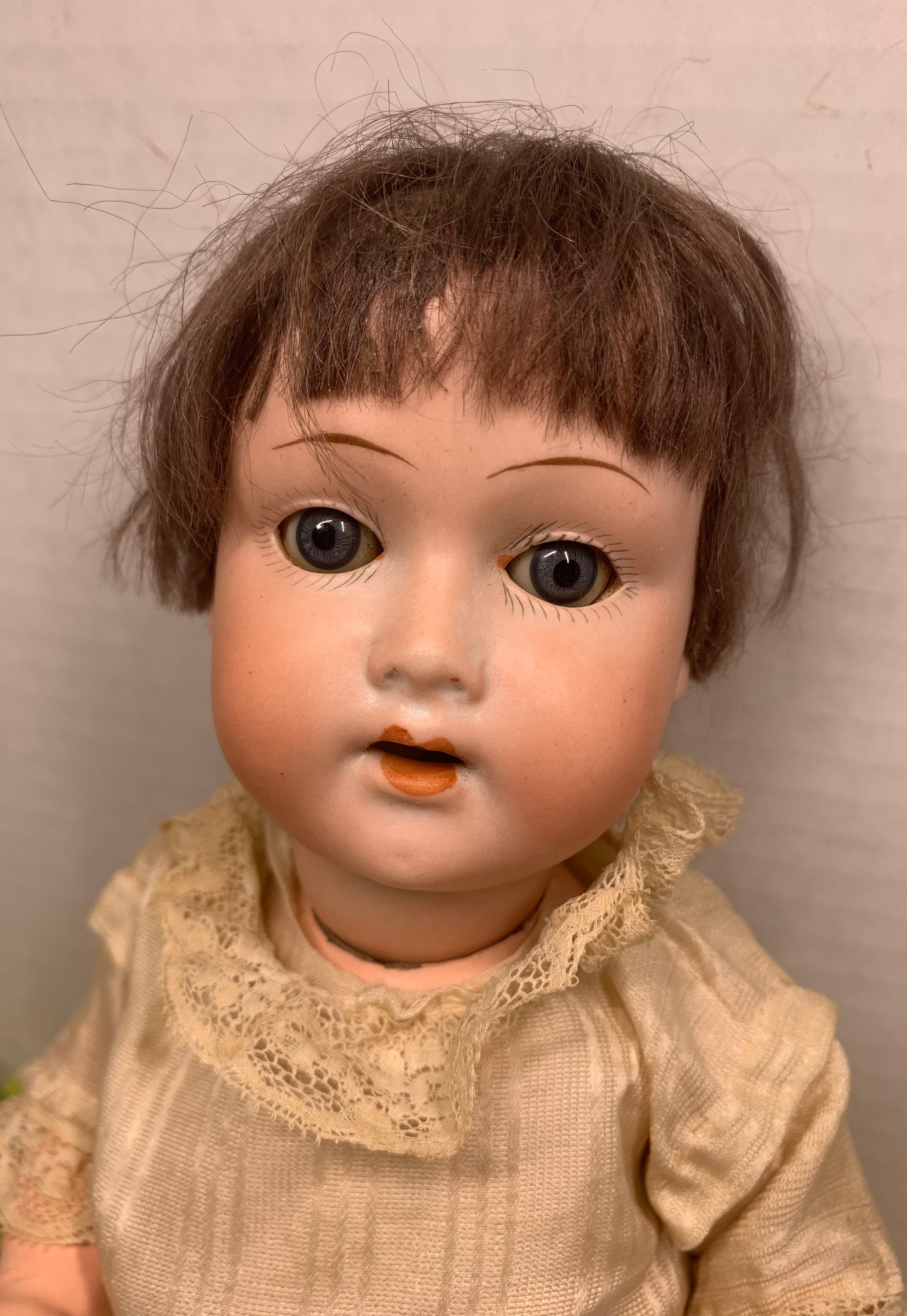 Antique German Porcelain Baby Doll Open Shut Eyes Marked Germany