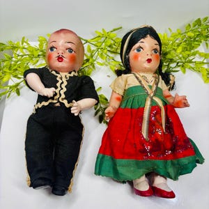 Pair of 1940's dolls - Etsy 日本