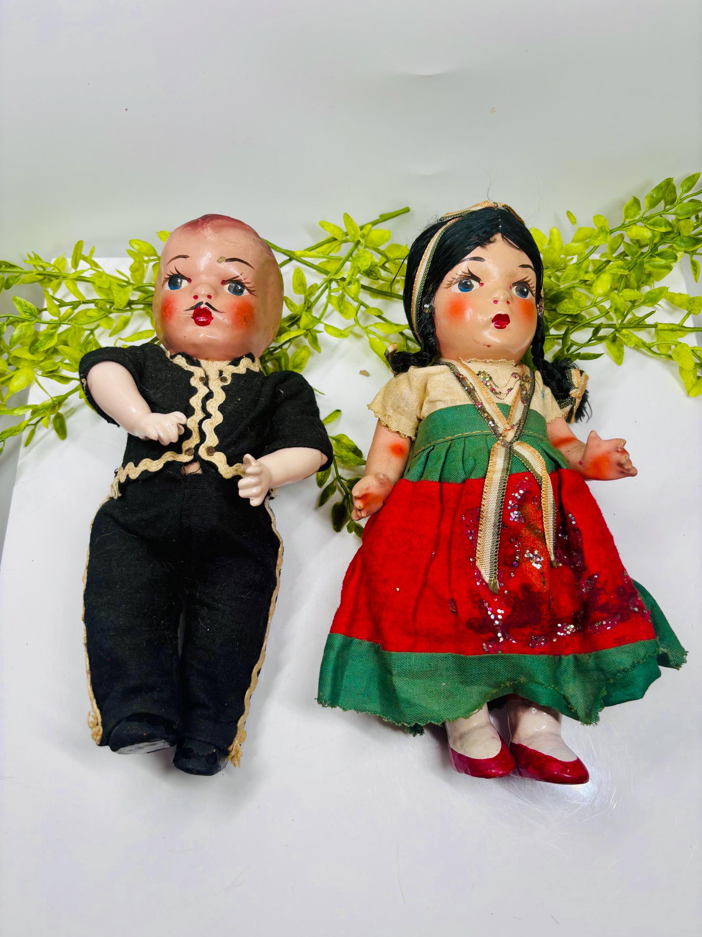 Pair of 1940's dolls - Etsy 日本