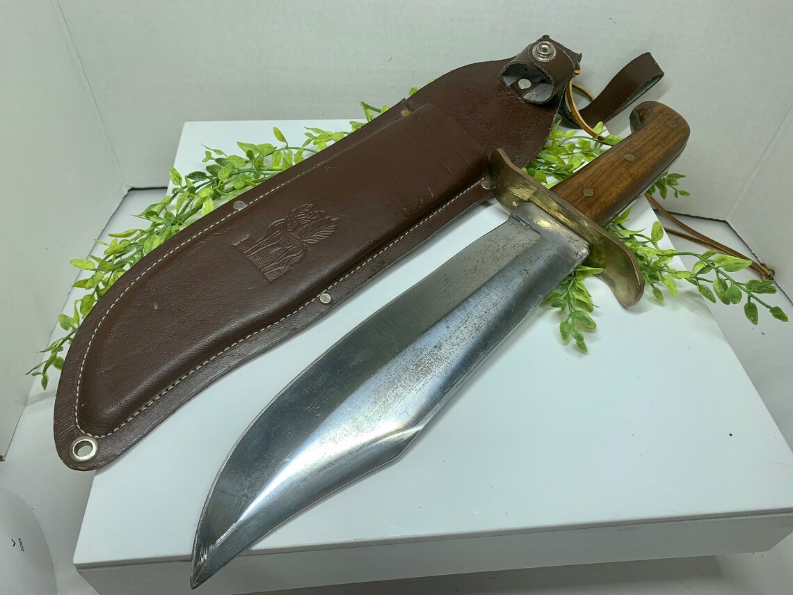 Vintage Pakistan Dagger 14 Knife with Sheath Large Hunting Etsy