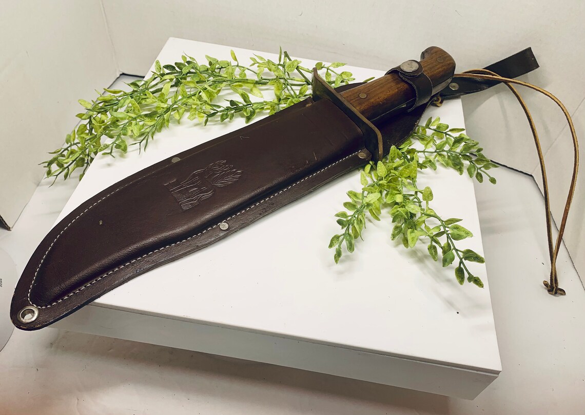 Vintage Pakistan Dagger 14 Knife with Sheath Large Hunting Etsy