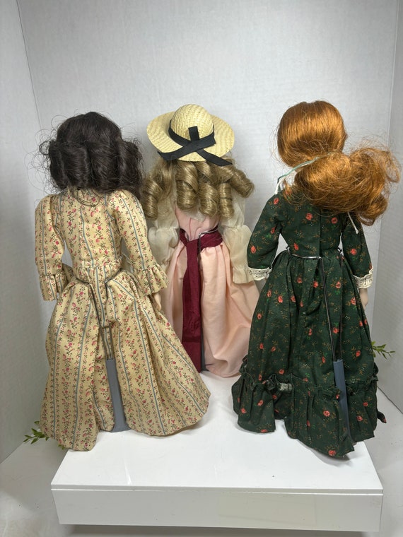 Franklin Mint Heirloom Dolls Little Maids of 13 Colonies 1980s Lot