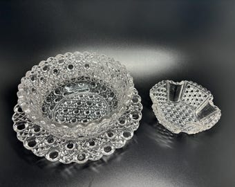 American Brilliant Cut Glass Bowls Antique Glass