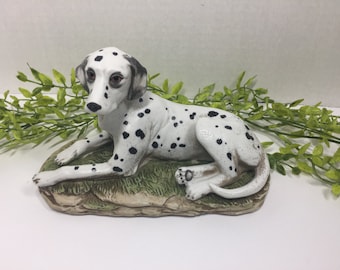 Porcelain Dalmatian dog ornament number 1403 vintage