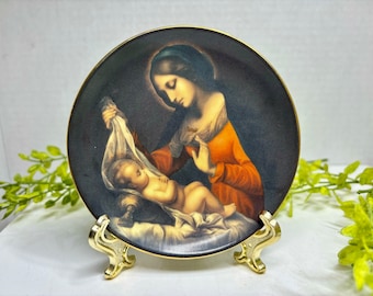Vintage Jesus and MaryTBN Limited Edition Christmas 1998 Porcelain Plate
