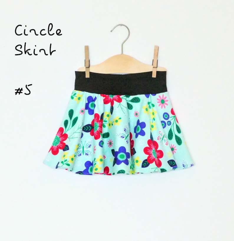 PDF Pattern Circle Skirt Babies/Toddlers Sizes Newborn Etsy