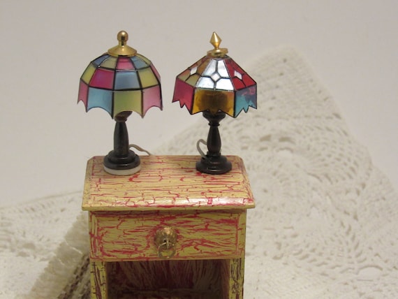 miniature dollhouse lamps