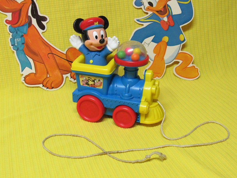 mickey mouse train toy