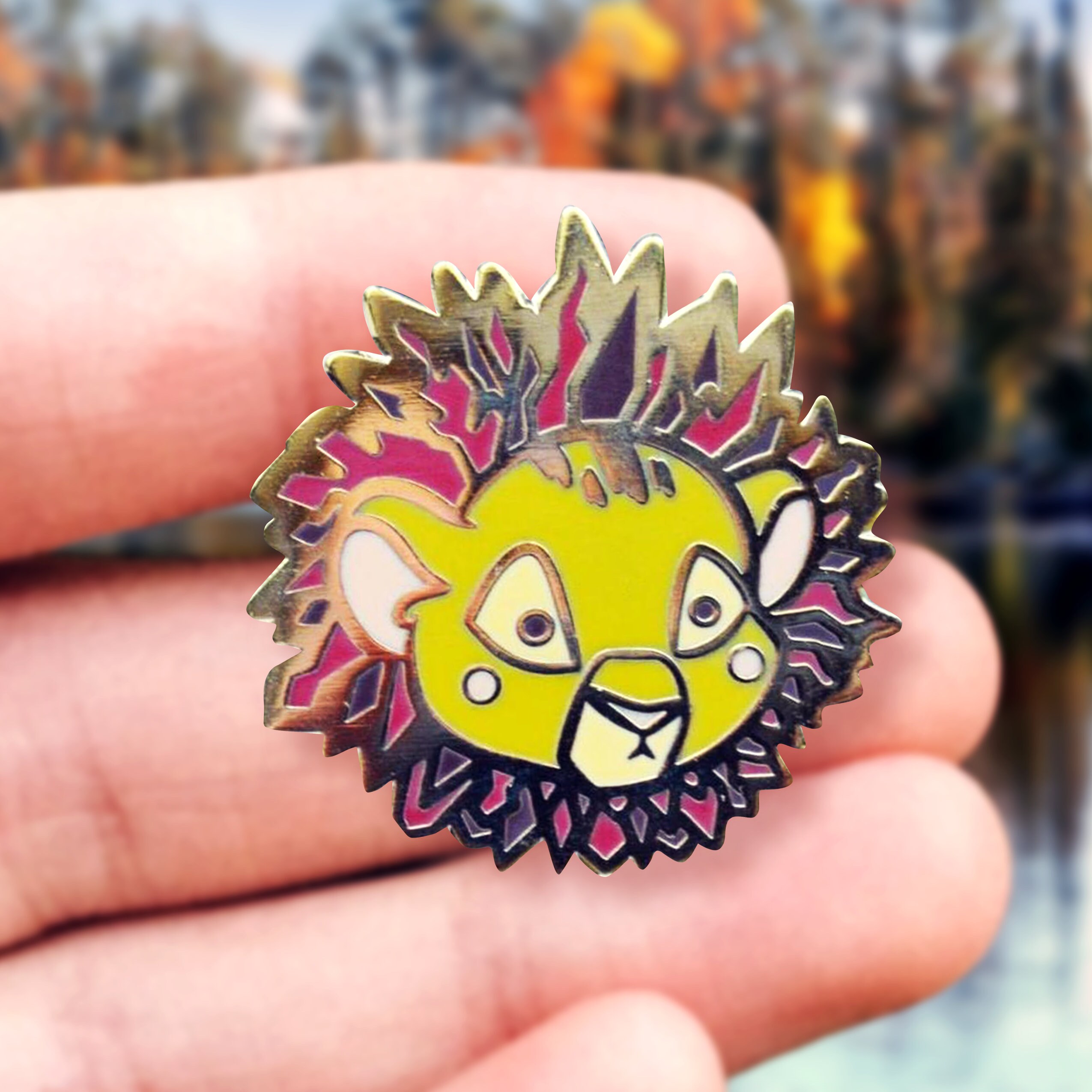 Baby Lion Hard Enamel Pin Lion Enamel Pin Simba Enamel Pin Etsy