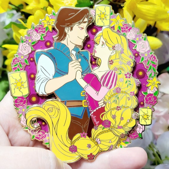 Rapunzel and Flynn Hard Enamel Pin on Pin Fantasy Pin -  Portugal