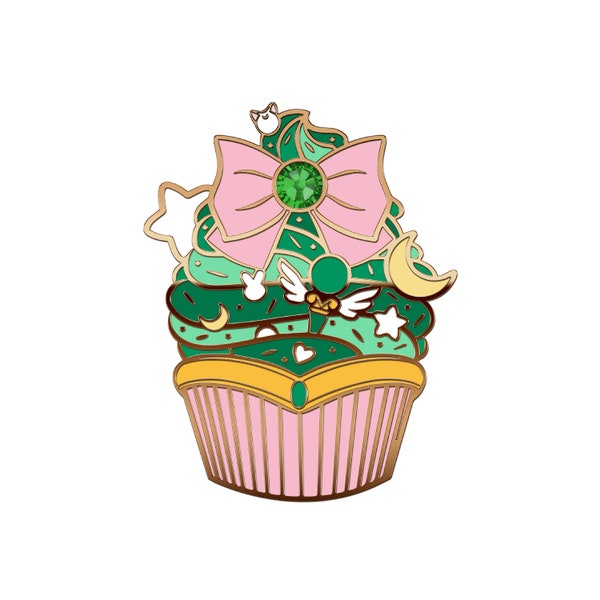 Jupiter Cupcake Hard Enamel Pin