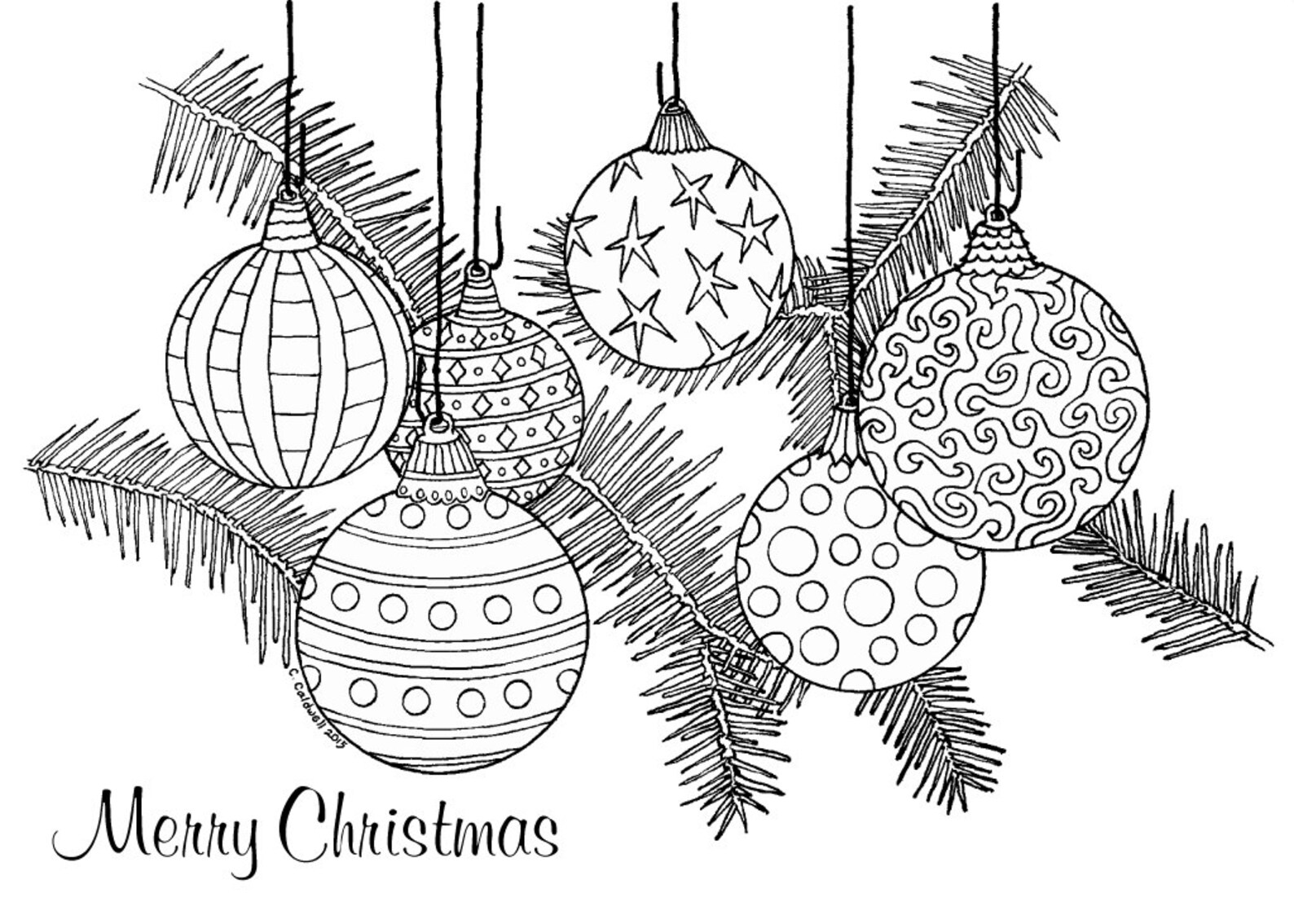 Customizable Christmas Ornaments 1 Holiday Greeting Card to Etsy