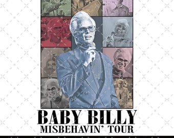 Uncle Baby Billy Freeman Movie Png, Bible Bonkers Vintage 90s Y2K Graphic Png, Retro Baby Billy Unisex Gift, The Righteous Gemstones Png