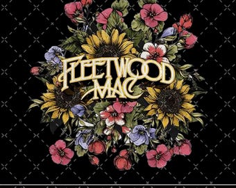 Fleetwood Mac PNG, Fleetwood Flower PNG, Steeviie Nicks Png, No seas una dama, sé una leyenda, Rock and Roll Png, Amante del rock Png, Rock clásico