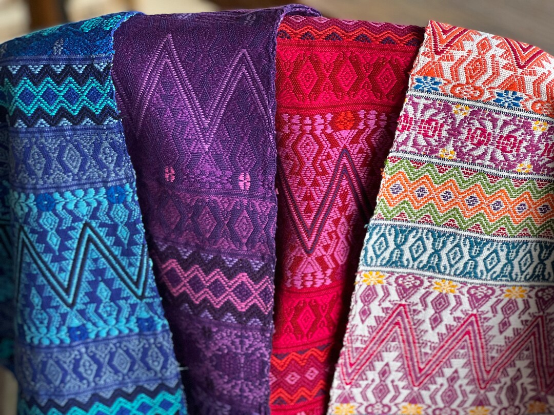 Woven Table Runner Guatemalan Table Runner Oaxacan Table Etsy