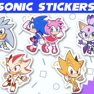 Sonic and Friends Stickers!