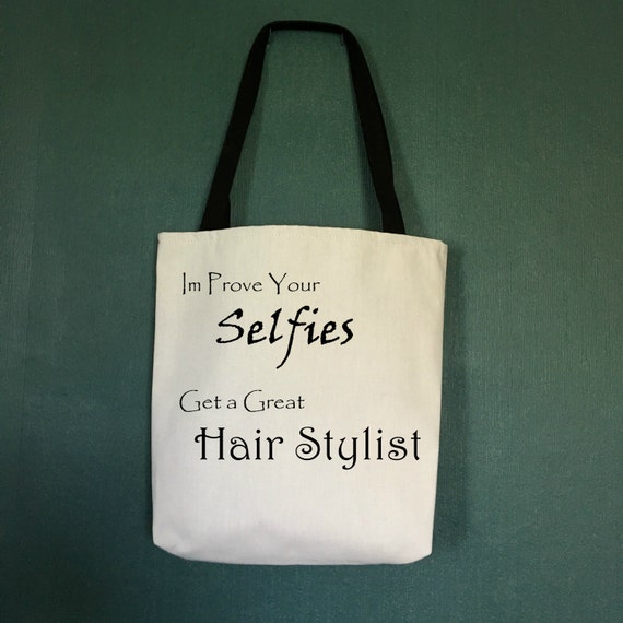 Hair Dresser Gift Hair Stylist Gift Tote Bag Improve Your Etsy