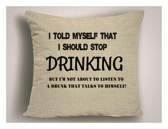 Man Cave Drinking Pillow Man Cave Decor Canvas Man Cave Etsy