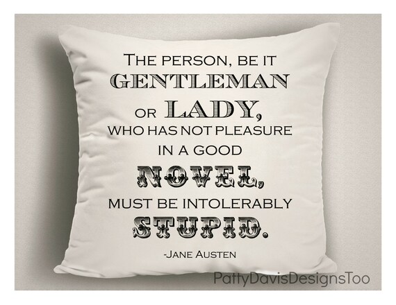 The Person Be It Gentleman Or Lady Throw Pillow Book Club Etsy