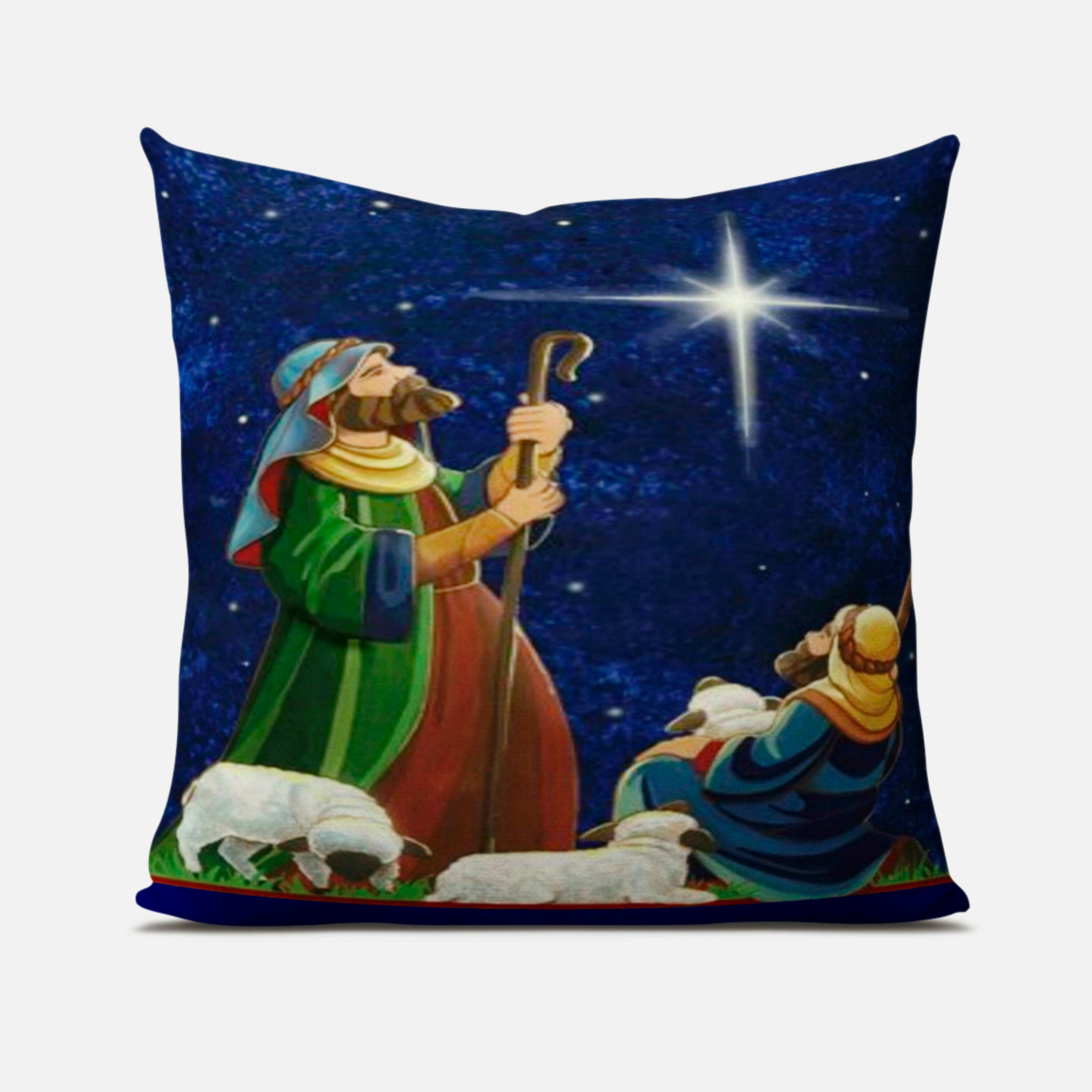 Christian Accent Pillows Christmas Throw Pillows With Shepherds