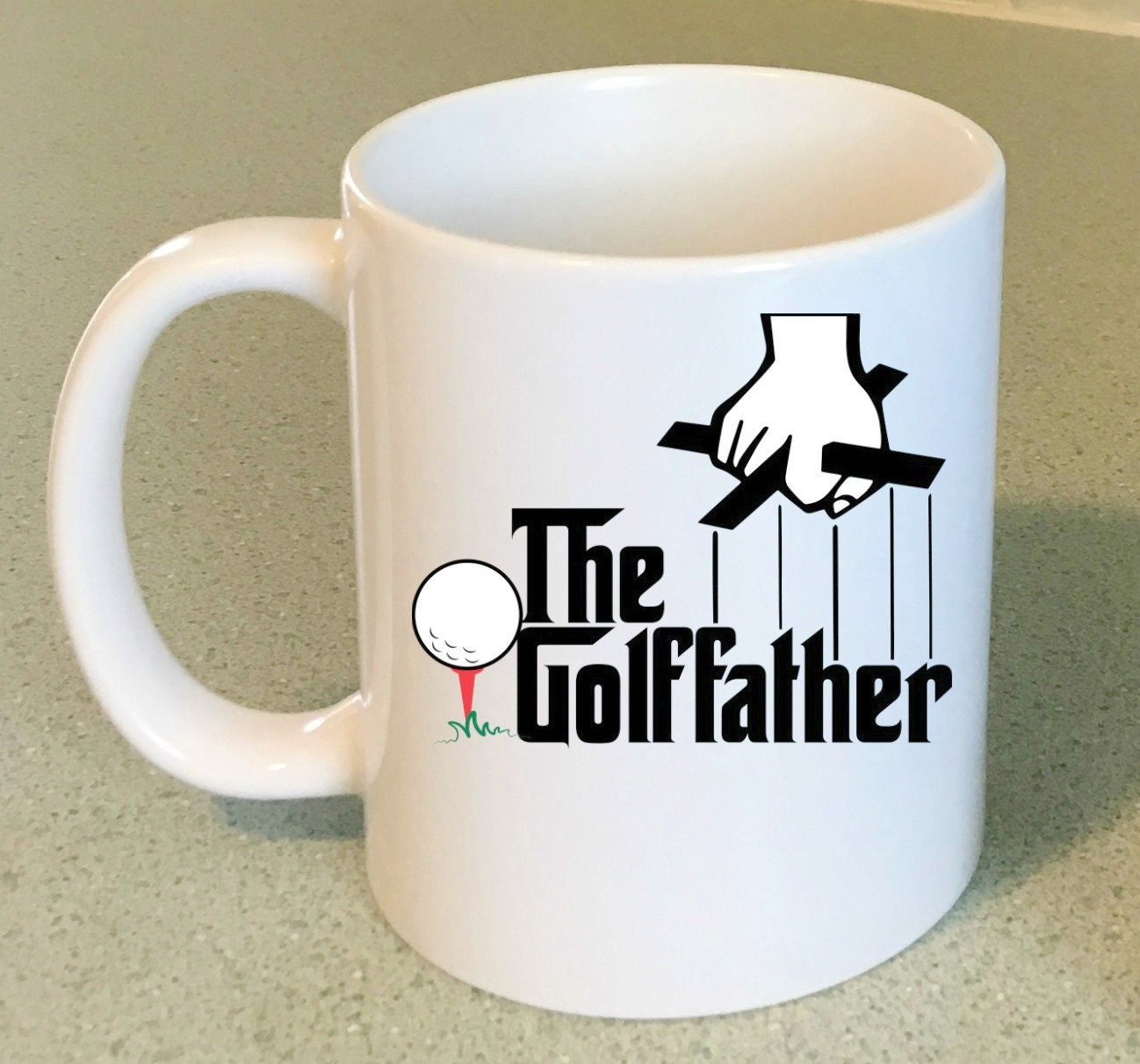 Coffee Mug The Golf Father Unique Golf Gifts For Dad Golf Etsy
