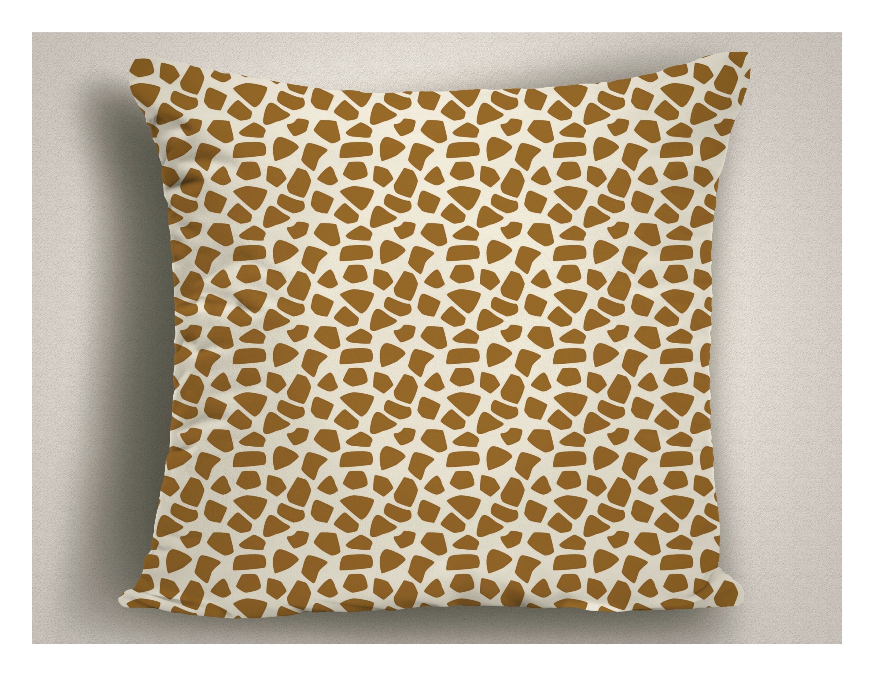 Unique Giraffe Print Throw Pillow Animal Print Pillow African Decor