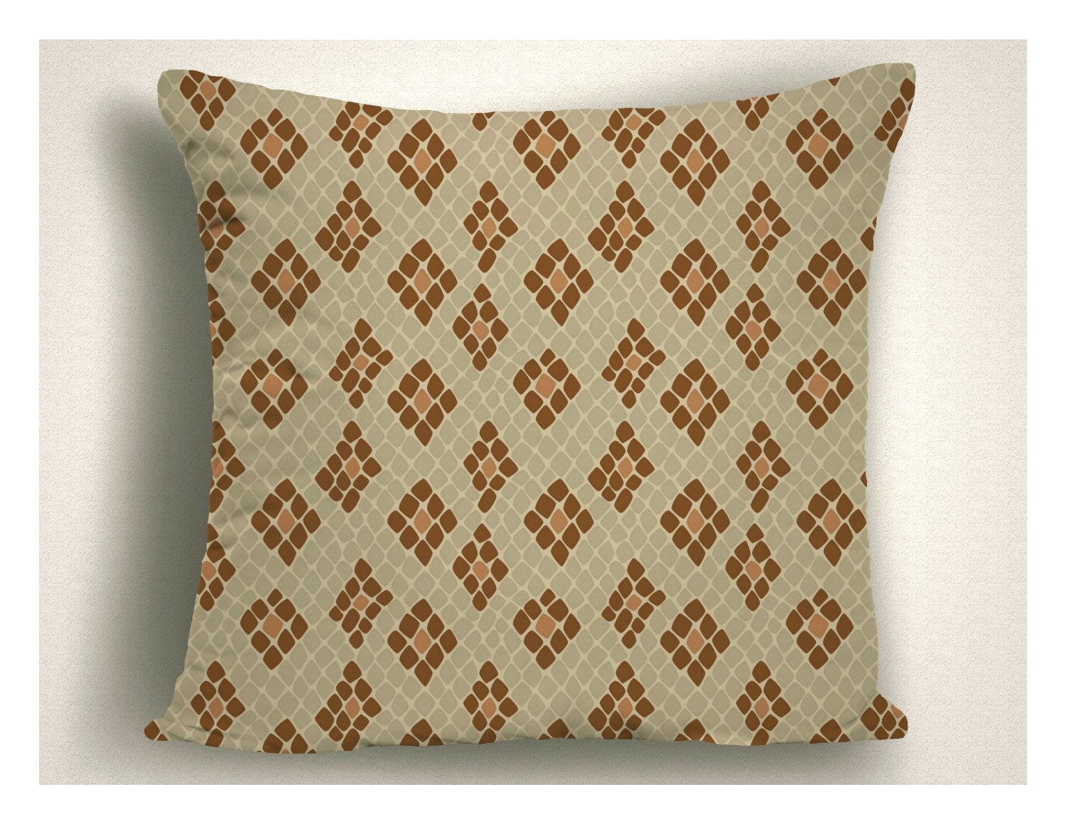 Man Cave Jungle Accent Pillows Unique Snake Skin Print Throw