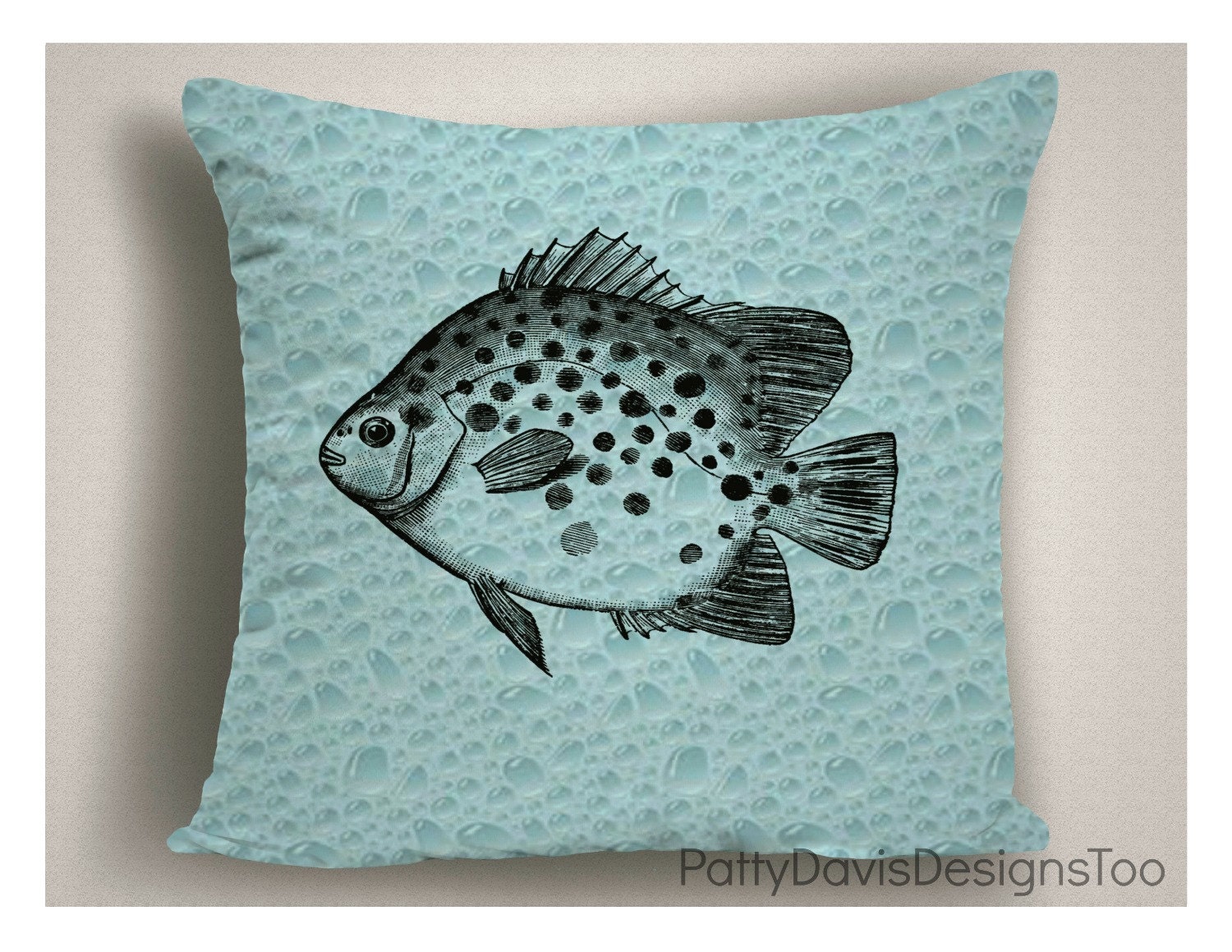 Beach House Accent Pillows Beach Decor Fish Beach Throw