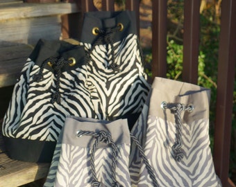 Zebra Stripe Bags