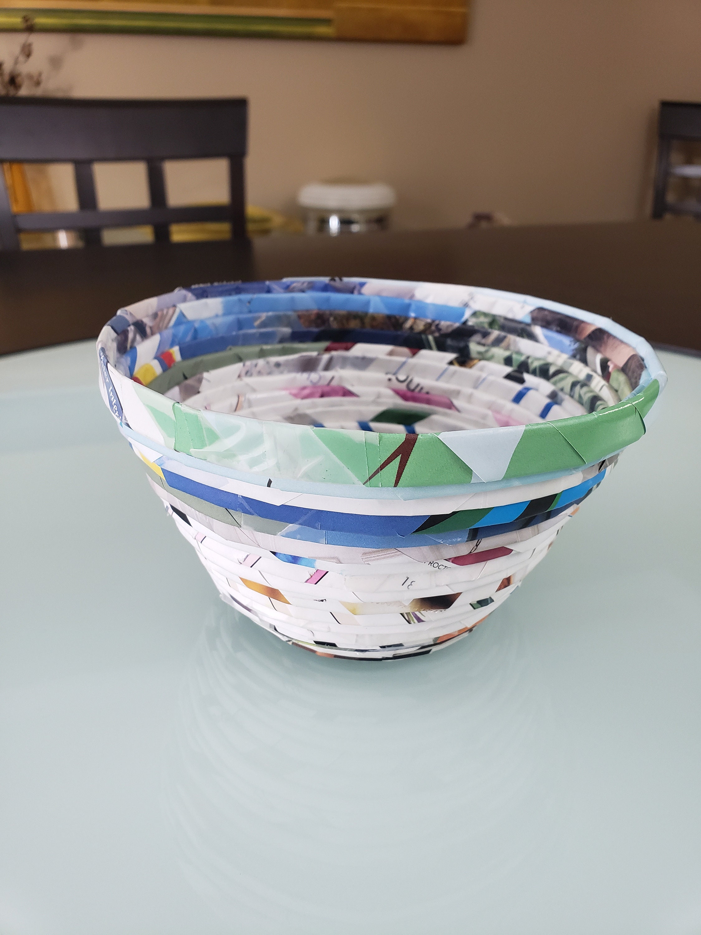 Recycled Paper Bowl Etsy