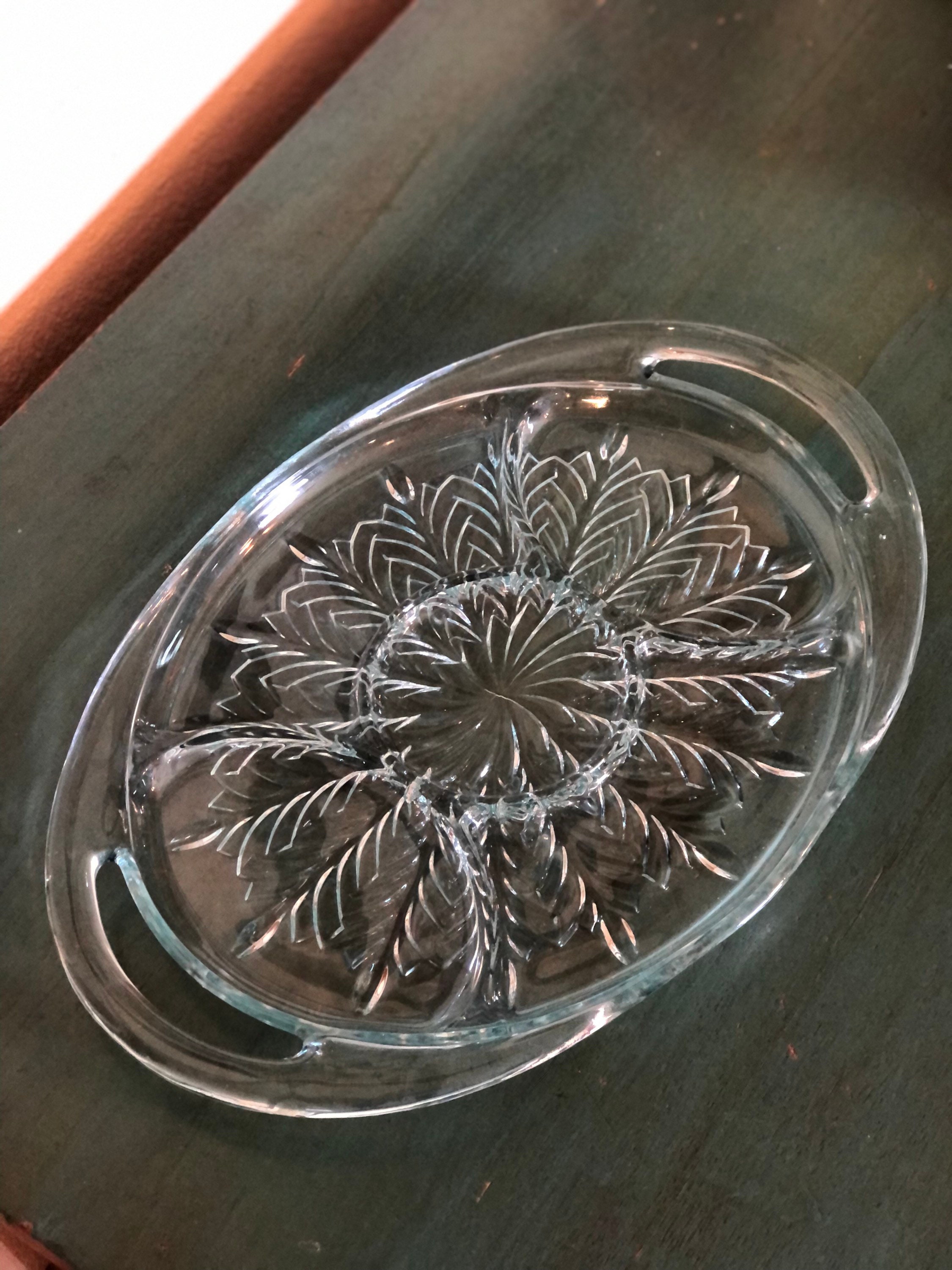 Glass Serving Tray Etsy
