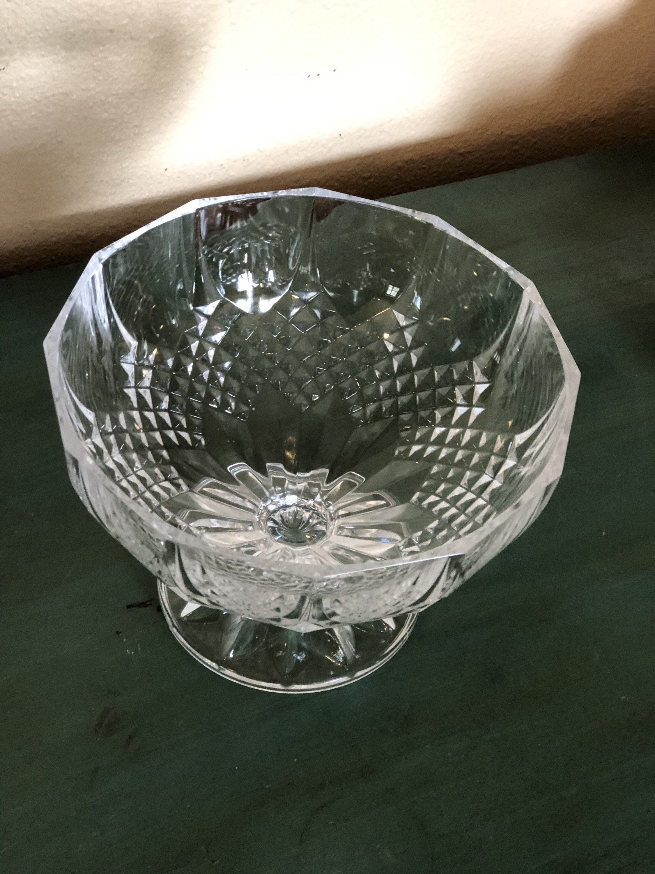 Lead Crystal Fruit Bowl Etsy