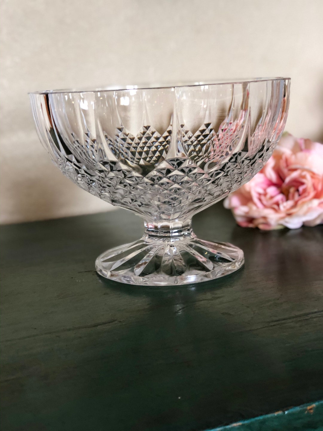 Lead Crystal Fruit Bowl Etsy