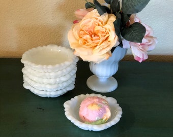 Milk Glass Bowl Set