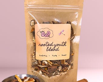 Rooted Youth Herbal Tea | Beauty Tea | Longevity Tea | Skin Care Tea | Loose Leaf Tea | TCM Traditional Herbal Blend